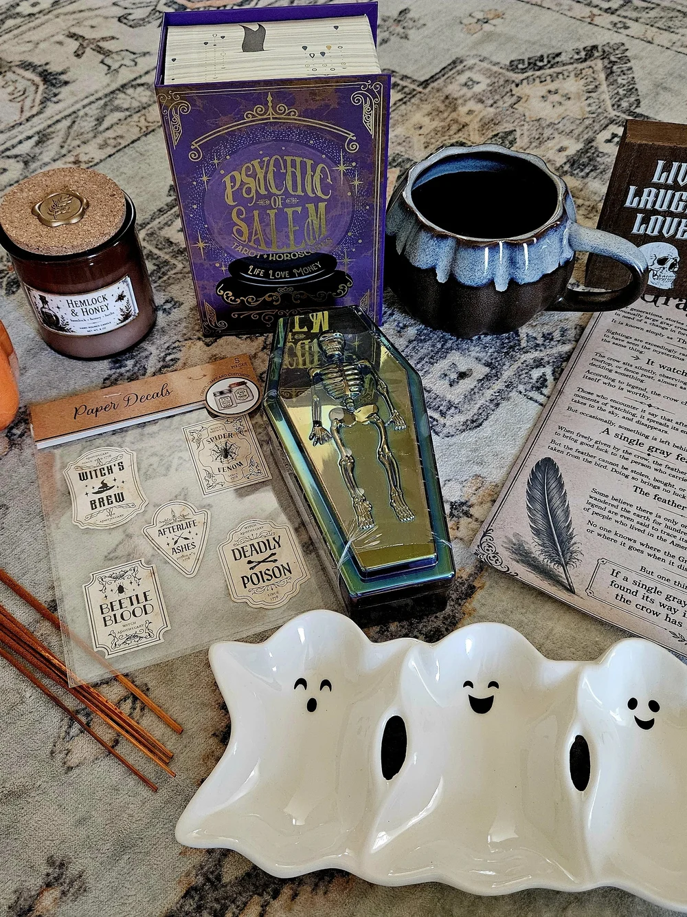 Haunted Halloween Mystery Box Spooky Goth Surprise Gift Box